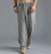 Loose Casual Pants Linen Breathable Sports Trousers