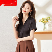 Women Group Work Clothes Business Wear Short-sleeved Shirt