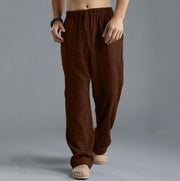 Loose Casual Pants Linen Breathable Sports Trousers