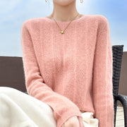 Pure Wool Round Neck Sweater Women