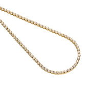 Strass Cup Chain Simple Titanium Steel Necklace