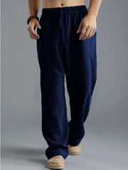 Loose Casual Pants Linen Breathable Sports Trousers