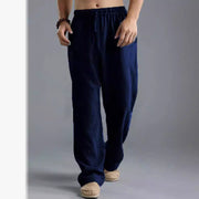 Loose Casual Pants Linen Breathable Sports Trousers