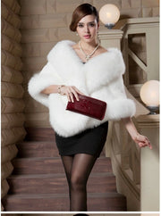 Women Fur Talma Fur Warm Rabbit Fur Coat